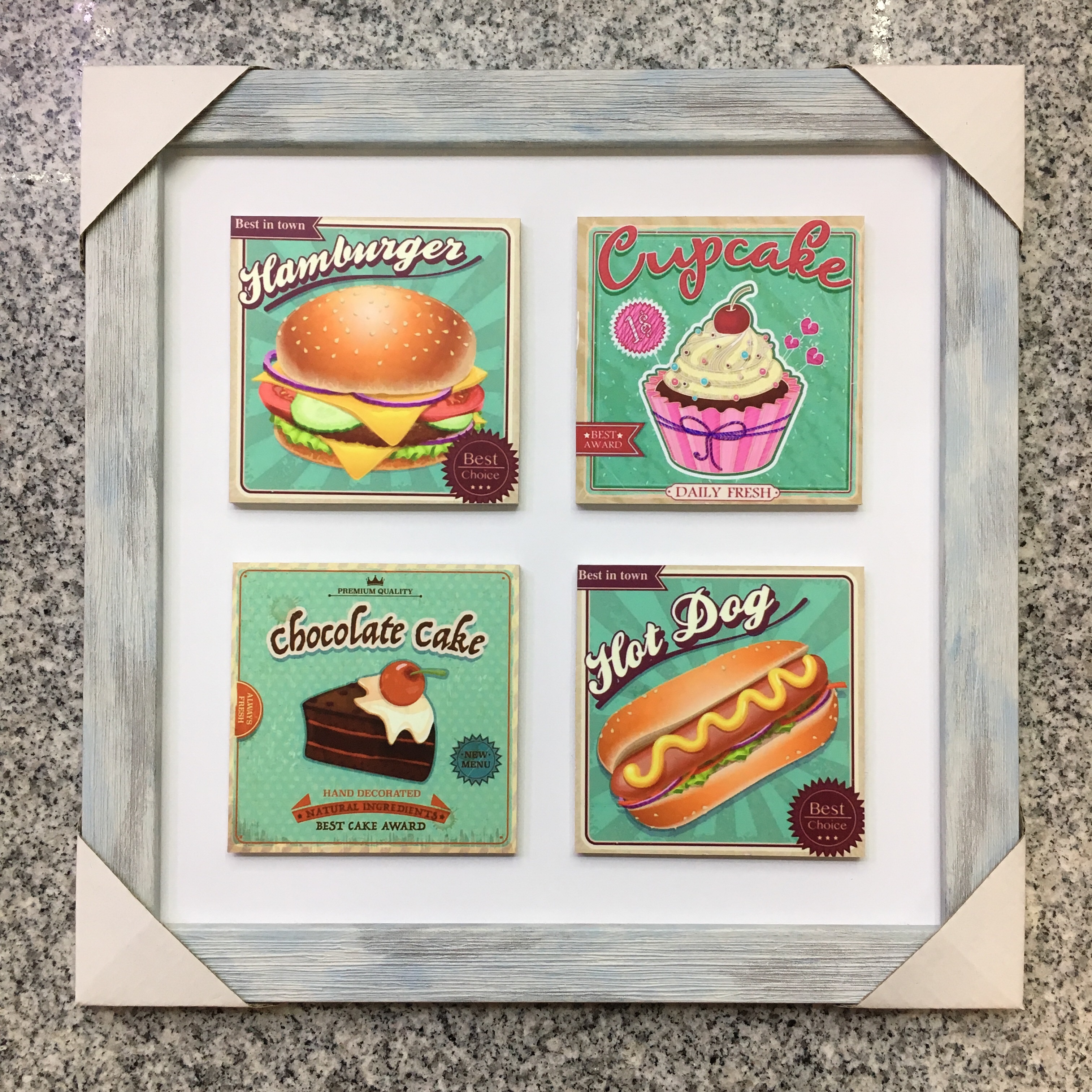 欧美复古组合装饰画壁画产品图