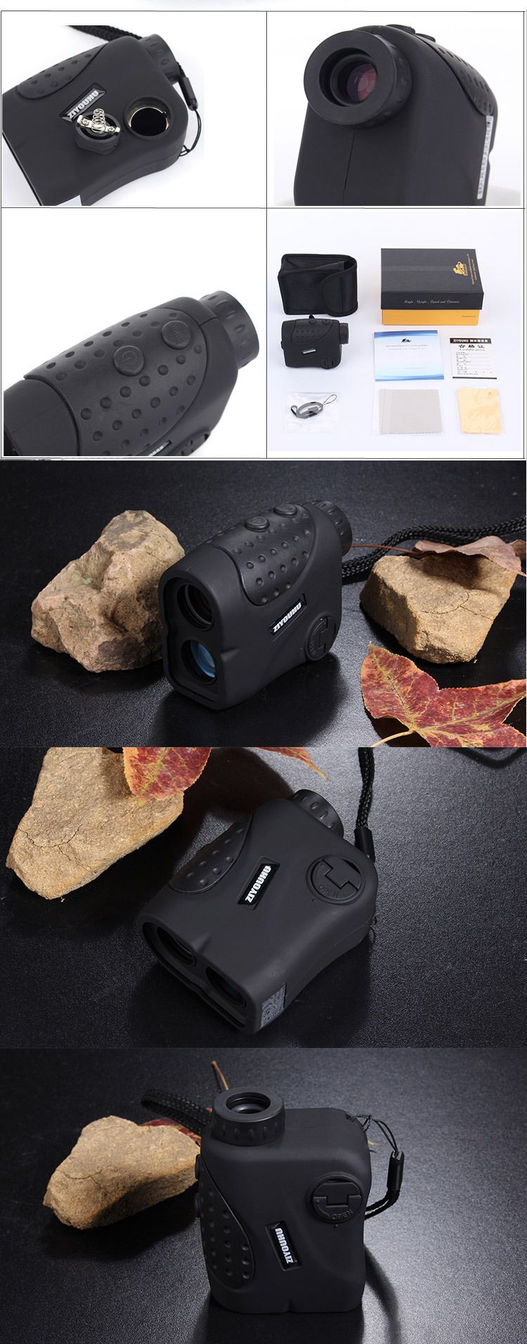 新款激光测距仪HL007测高测距测角望远镜户外测量仪器一件代发详情图3