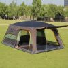 New 8-12 person double-layer tents, warm and waterproof outdoor products, gathering, picnic, travel and mountain climbing mobile tents Item Picture