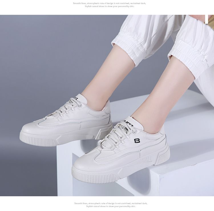 2020 Summer New High Quality Summer Breathable Small White Shoes Casual Fashion Shoes Sports Women's Shoes Runway Coconut Shoes undefined