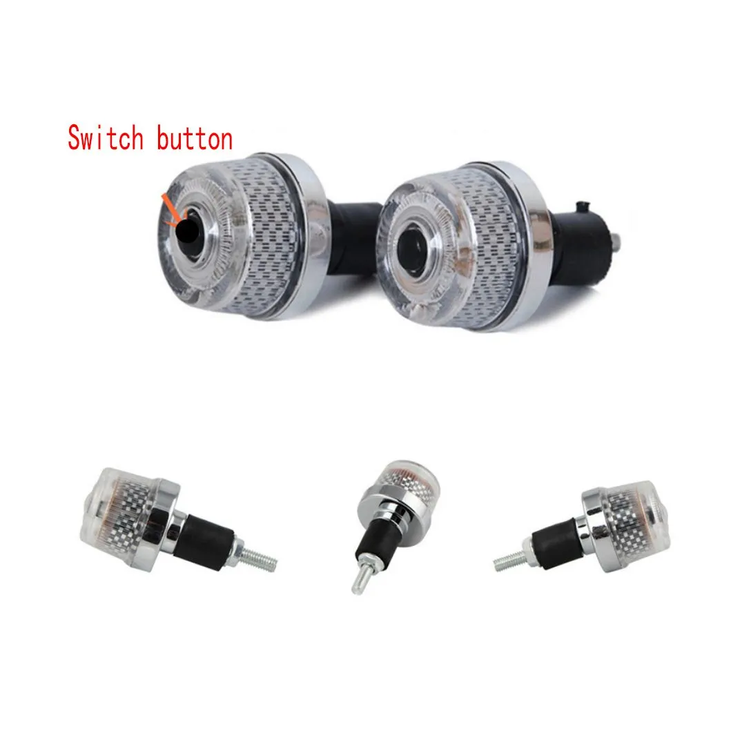 Motorcycle modification parts: Large-displacement CNC handlebar plug Yellow Dragon 600 handlebar plug faucet handle plug with light detail image 5