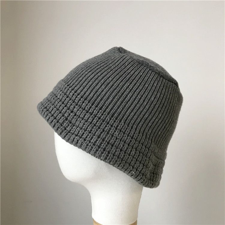 Autumn And Winter New Thickened Knitted Wool Bucket Hat Abstinence Small Fisherman Hat Day Bell Basin Hat Women's Hat Application Scenario