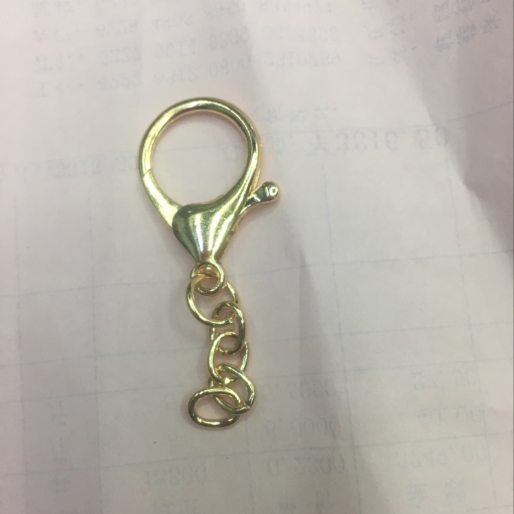 薄款龙虾扣➕4节O字链挂KC金服装辅料配件，量大从优
