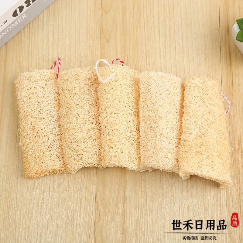 Loofah natural bath scrubbing dish cloth