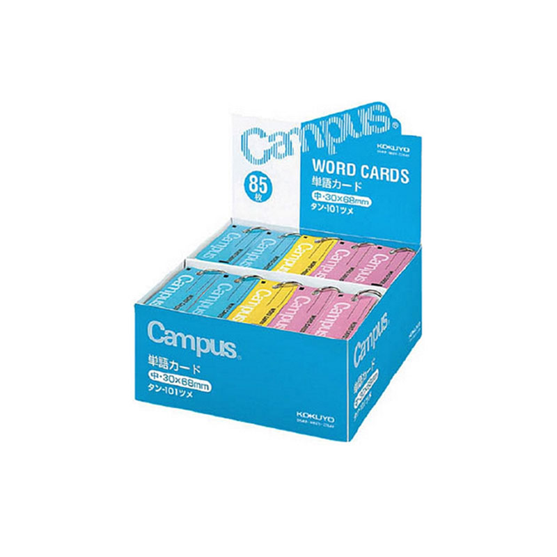 KOKUYO/ Kokuyu Tan-101UME Campus Word card 85 pages of mixed colors
