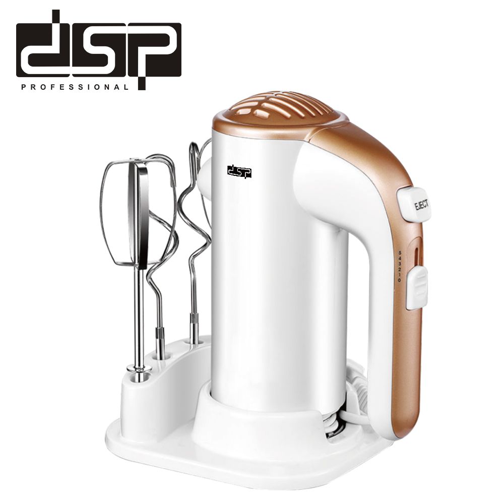 DSP Dansong eggbeater Household electric handheld 5-speed adjustable eggbeater mini eggbeater with cream belt base thumbnail