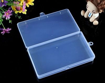 Lock box, empty box, cosmetic storage box, large plastic box with lid, rectangular parts box, mobile phone outer box accessories Specification image