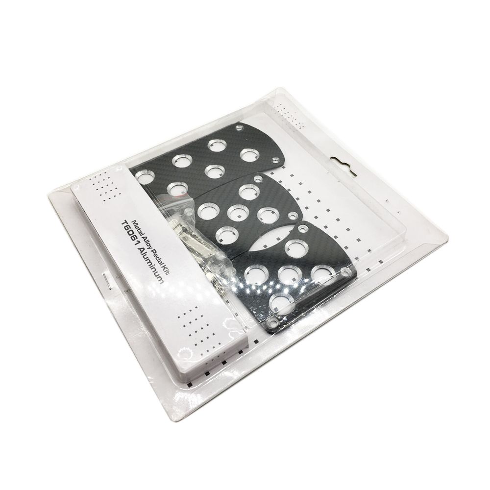 汽车脚踏板真碳纤踏板手动挡通用离合器油门刹车踏板改装配件细节图