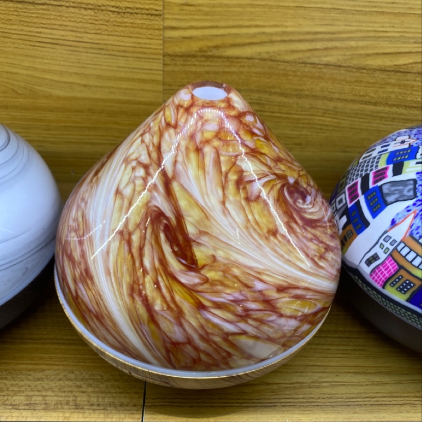 短口棕色大理石花纹加湿器