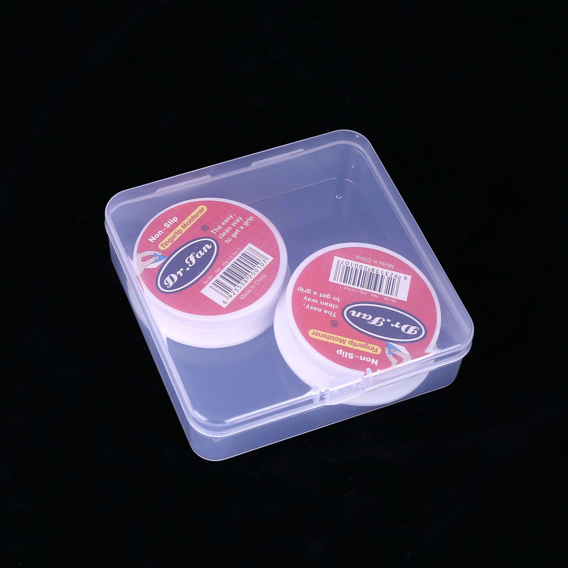 Square PP plastic box, small accessory box, 5 cm one-piece flip-top earplug box, storage box, parts packaging box details Picture