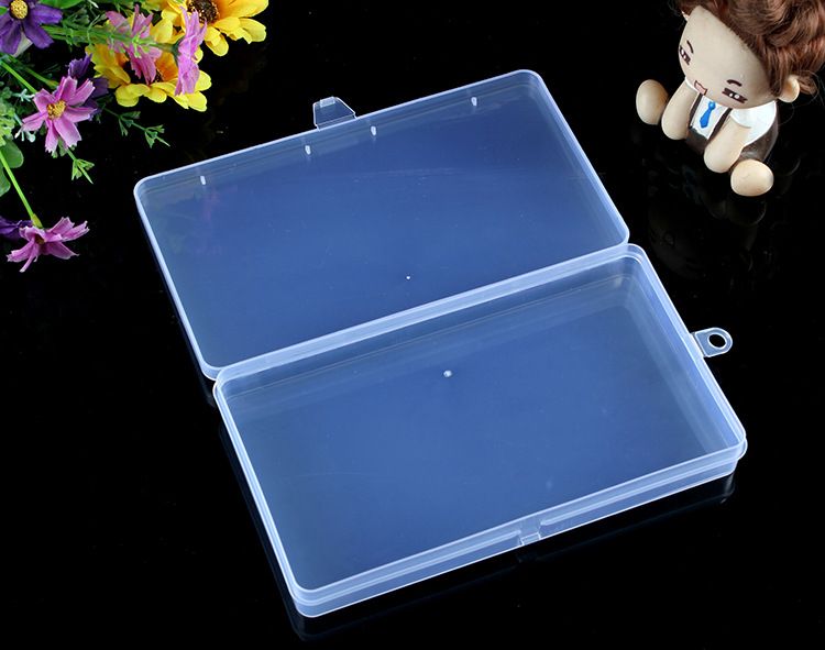 Lock box, empty box, cosmetic storage box, large plastic box with lid, rectangular parts box, mobile phone outer box accessories detail image 3