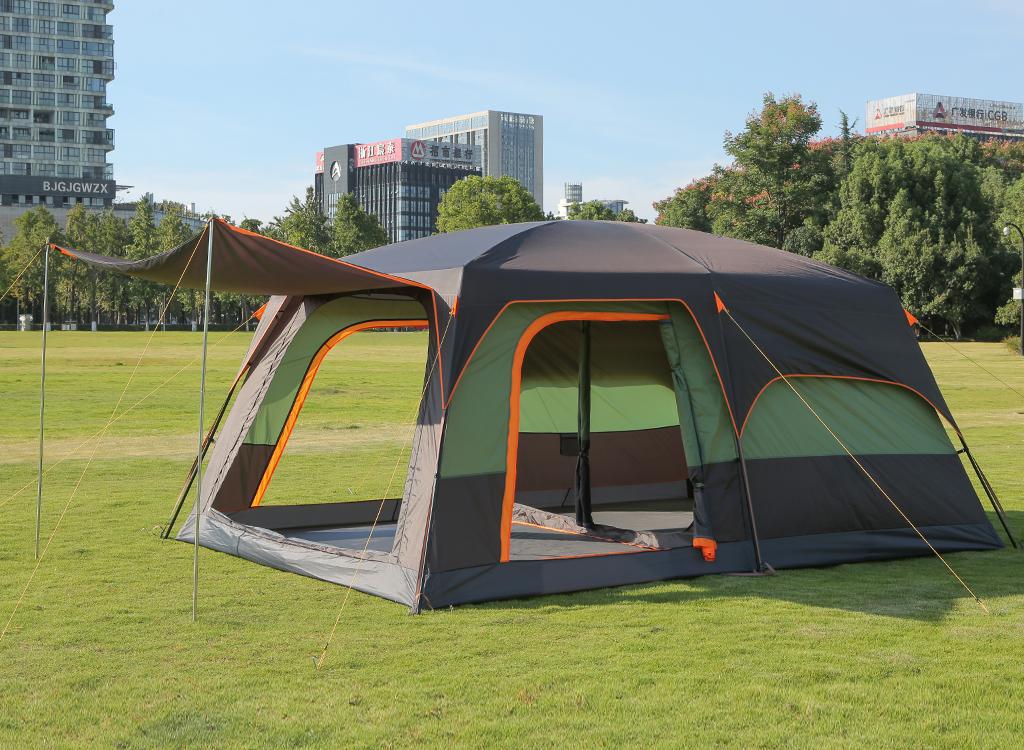 New 8-12 person double-layer tents, warm and waterproof outdoor products, gathering, picnic, travel and mountain climbing mobile tents pic 8