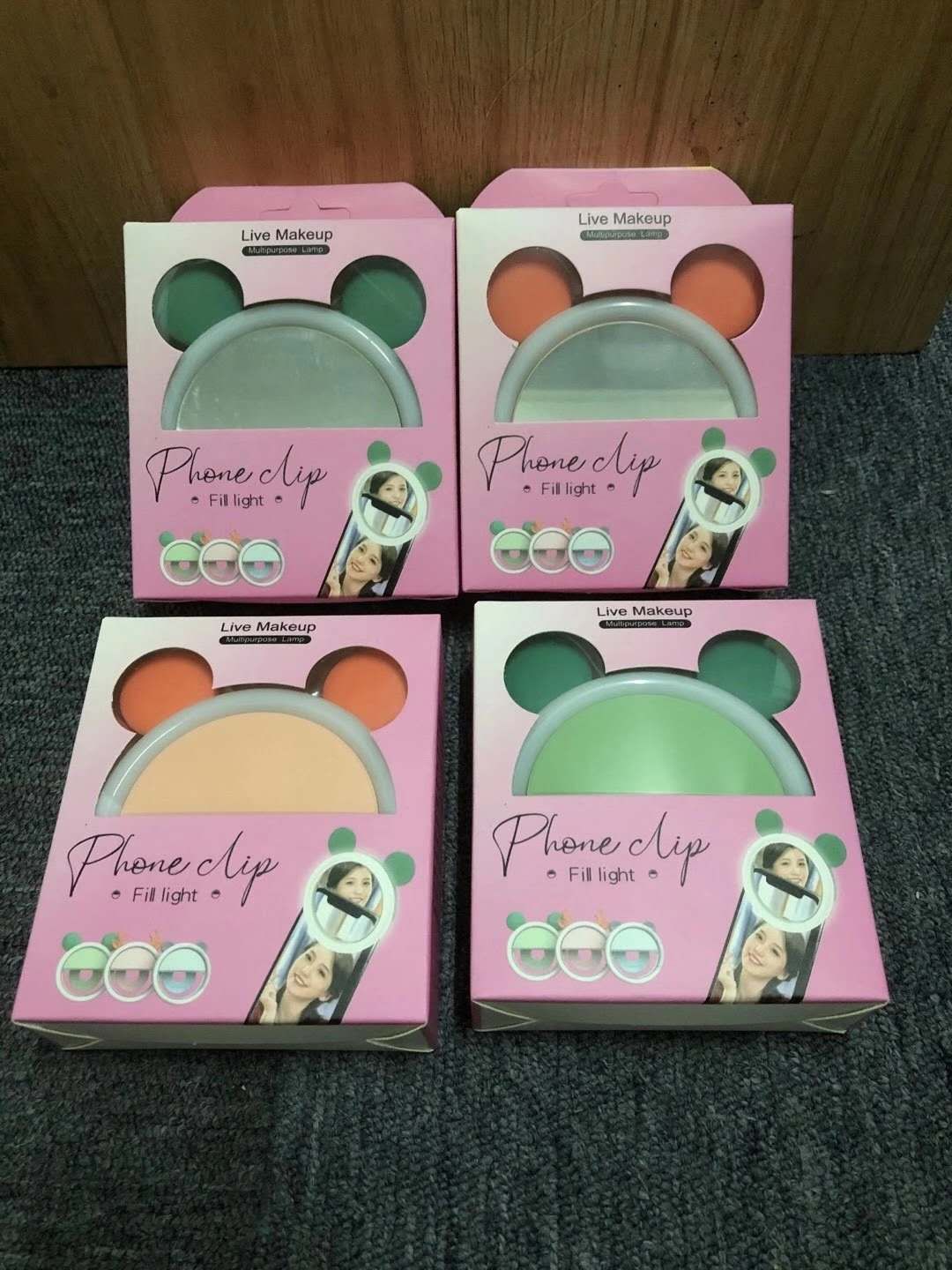 卡通手机补光灯夹 led美颜自拍闪光灯补光神器 充电USB新款灯夹详情图8