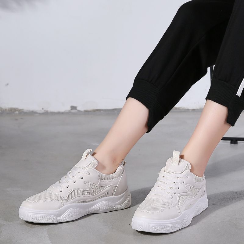 2020 Summer new high-quality breathable white sneakers, women's shoes, trendy shoes, casual running show, coconut shoes details Picture