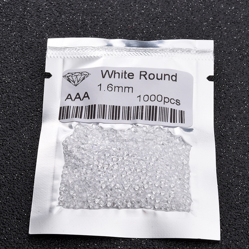 手工饰品diy材料人工锆石裸钻 配饰饰品切割工艺厂家批发水晶锆石