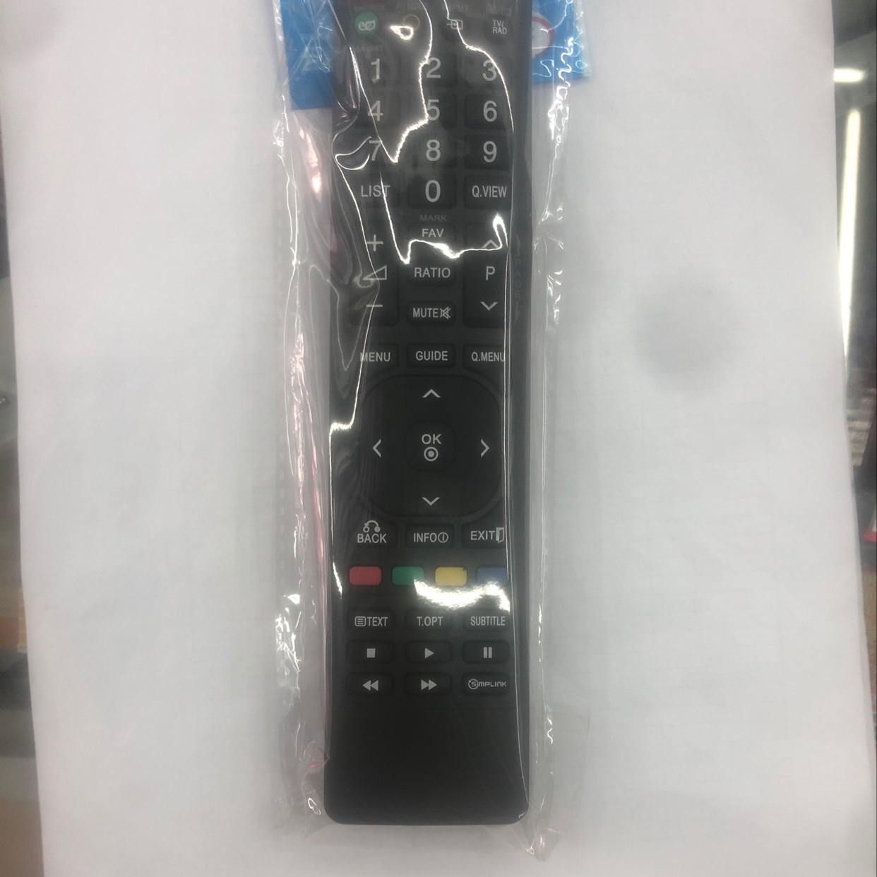黑色电视遥控器