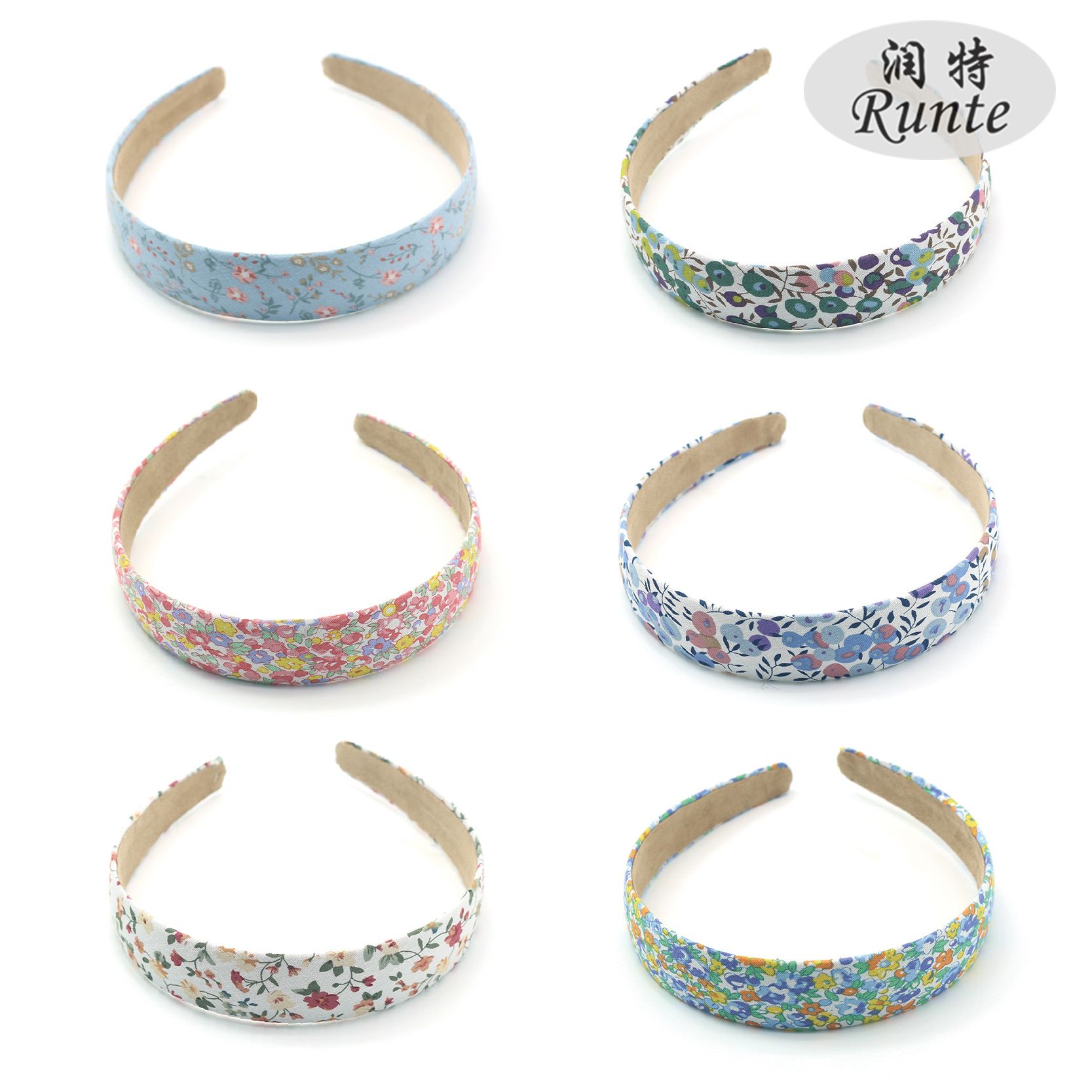 Wholesale of Korean-style cute and fresh girl headbands, wide-edge floral headbands, versatile hair bands for women, and face-washing headwear