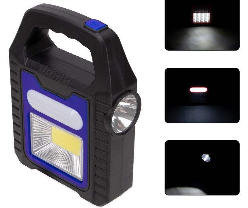 Solar-powered portable lantern outdoor camping emergency lamp searchlight multi-functional table lamp thumbnail