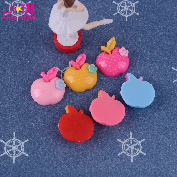 Children's hair accessories material apple resin accessories diy handcraft mobile case box accessories manufacturers direct