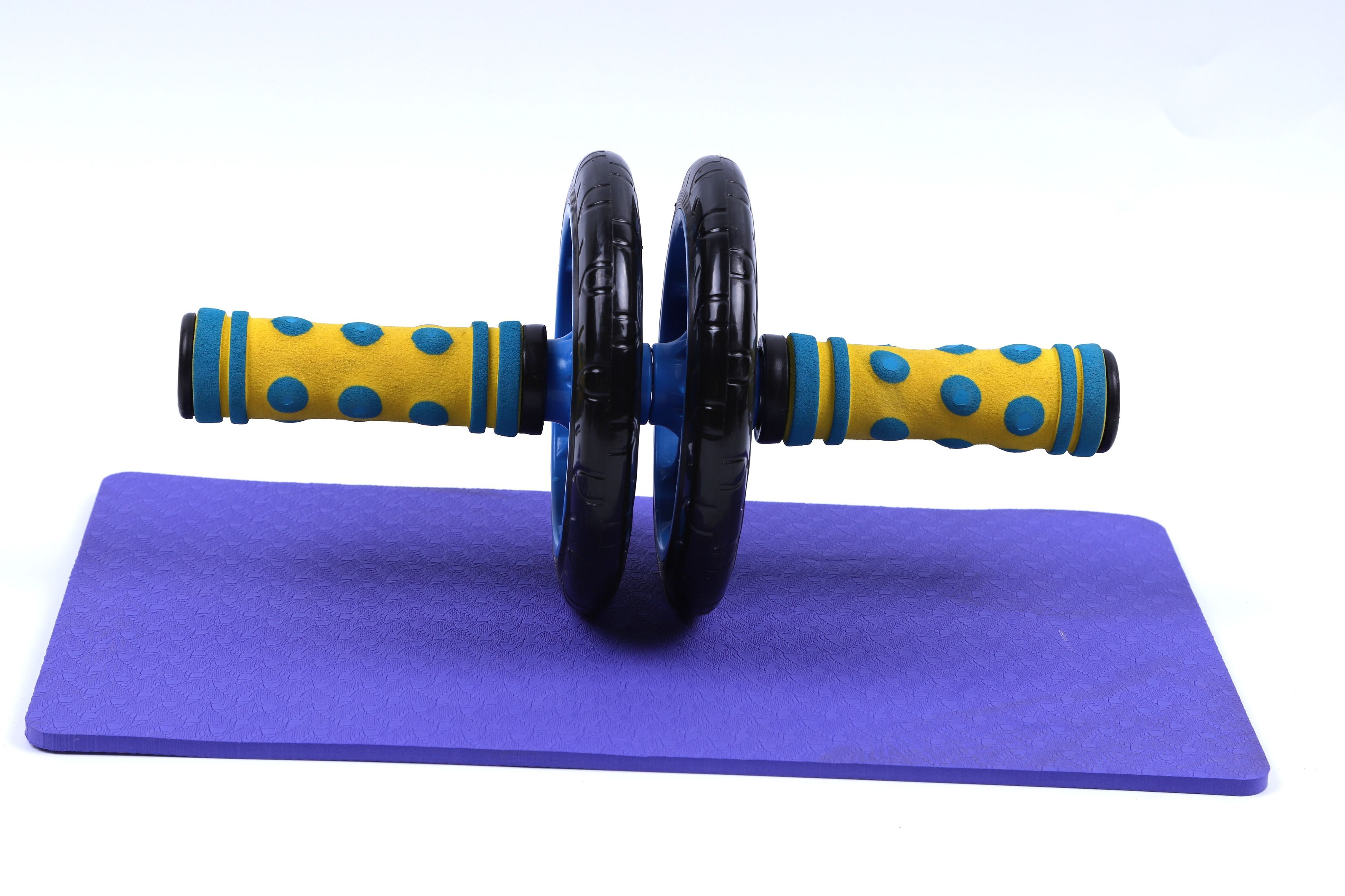 Wholesale of home fitness sports equipment manufacturers with a handle and a touch of abdominal wheel to help you get a six-pack and abdominal muscles Application Scenario