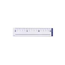 KOKUYO cl-R15 Transparent ruler transparent blue