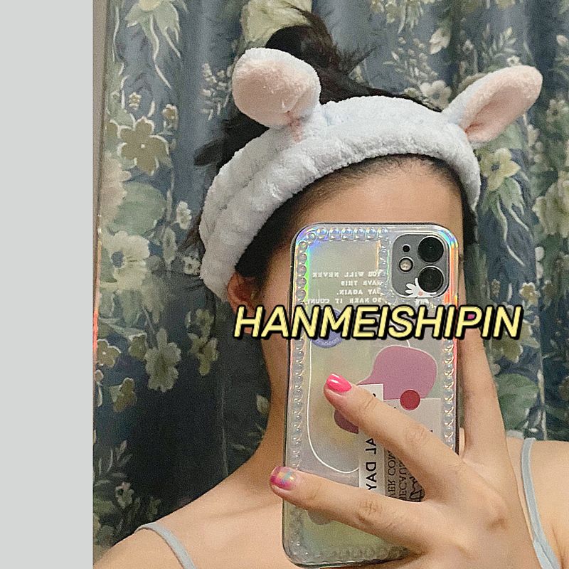 Korean facial mask application, washbasin, hair tie, simple hair band, women's headband, cute Internet celebrity hair tie, hair accessory Specification image