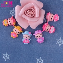 Mobile phone box DIY accessories cartoon resin materials children hair accessories wholesale