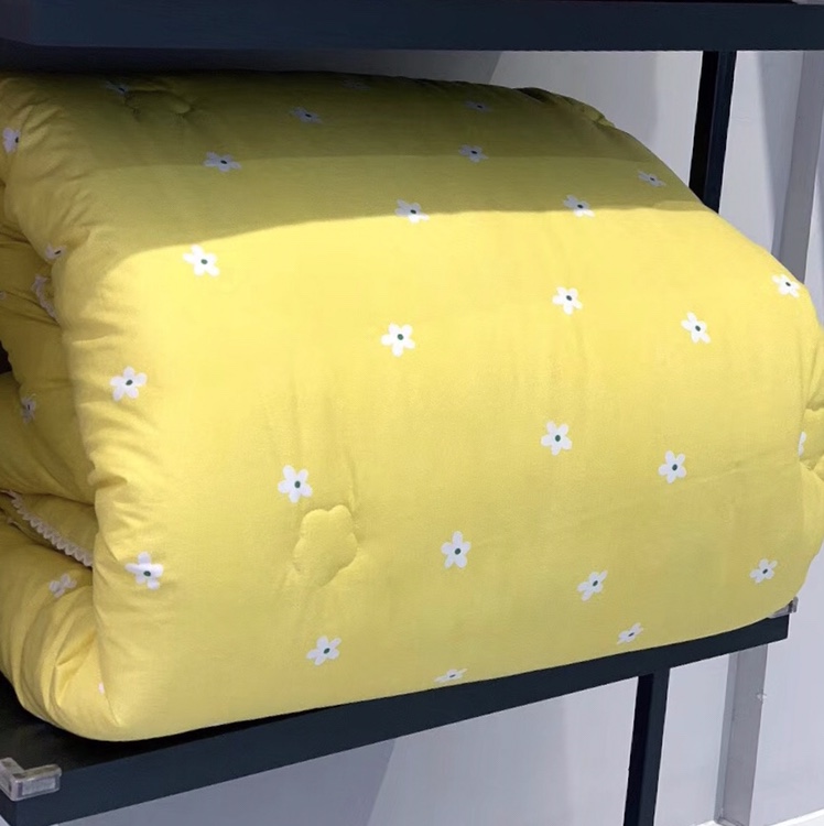 2020秋冬系列美肤大豆被冬被小黄花