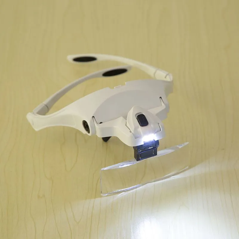 Factory direct sales of head-mounted multi-lens magnifying glass with light 9892B1 detail image 4