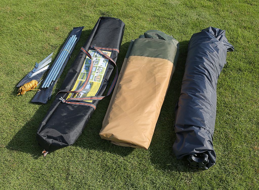 Wholesale of hot-selling large-capacity double-layer, double-door automatic quick-opening tents for 4-5 people family camping tents pic 10