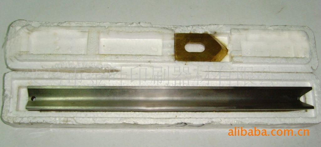 Printing machinery printing machine accessories: Rounded corner machine blades. Copper knife pad