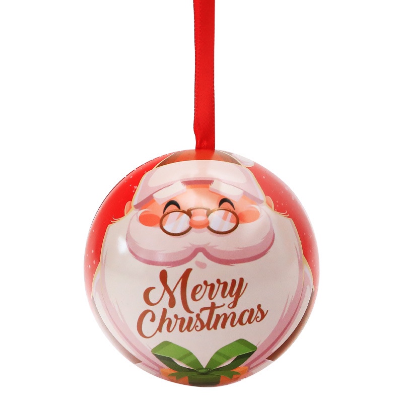 圣诞节礼品 创意卡通圆形铁球收纳 圣诞礼品定制 工厂直销详情图7
