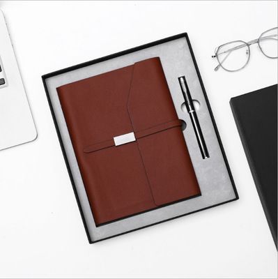 Kayroshi regalo pluma oficina 32K hoja suelta cuaderno firma pluma conjunto de dos piezas caja de regalo de lujo logotipo personalizado premium gris en stock Application Scenario