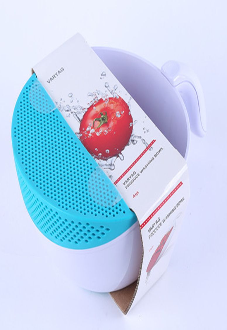 Yiwu Selection large handle leakage basket SL050168-Blue /36438 full figure
