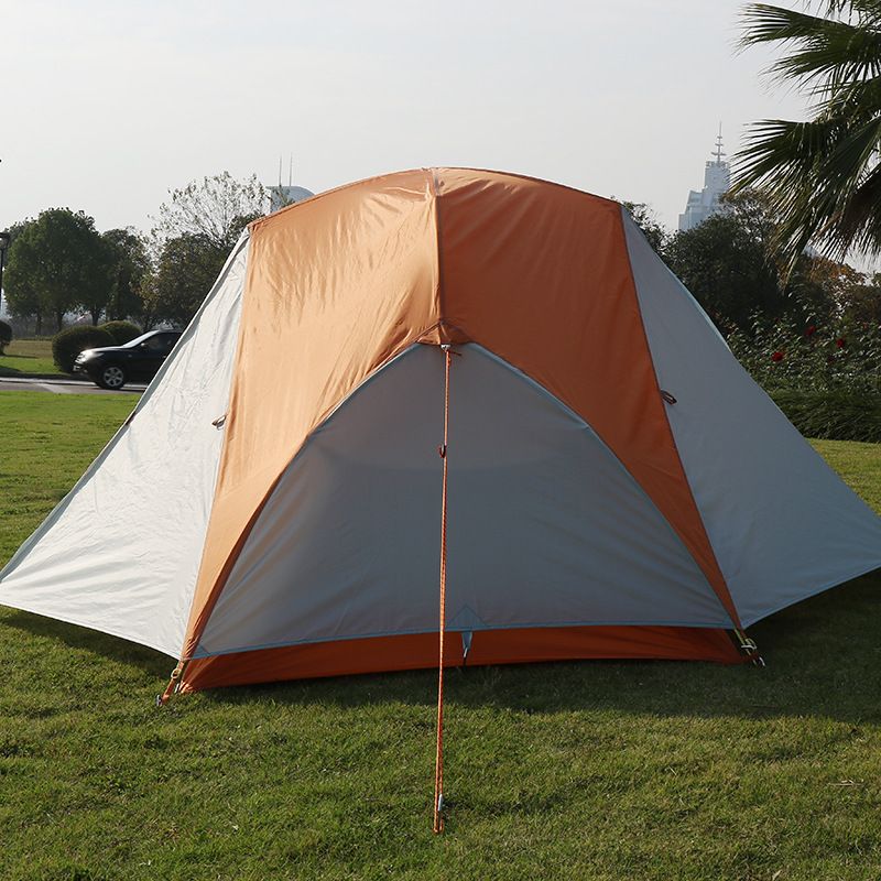 Factory direct sales of double-person hiking outdoor aluminum alloy camping tents with thickened rainproof features detail image 1