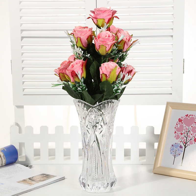 The manufacturer produces artificial flower studio wedding props, hand-held bouquets, home decorations, rose combinations and 12-head flower bouquets undefined