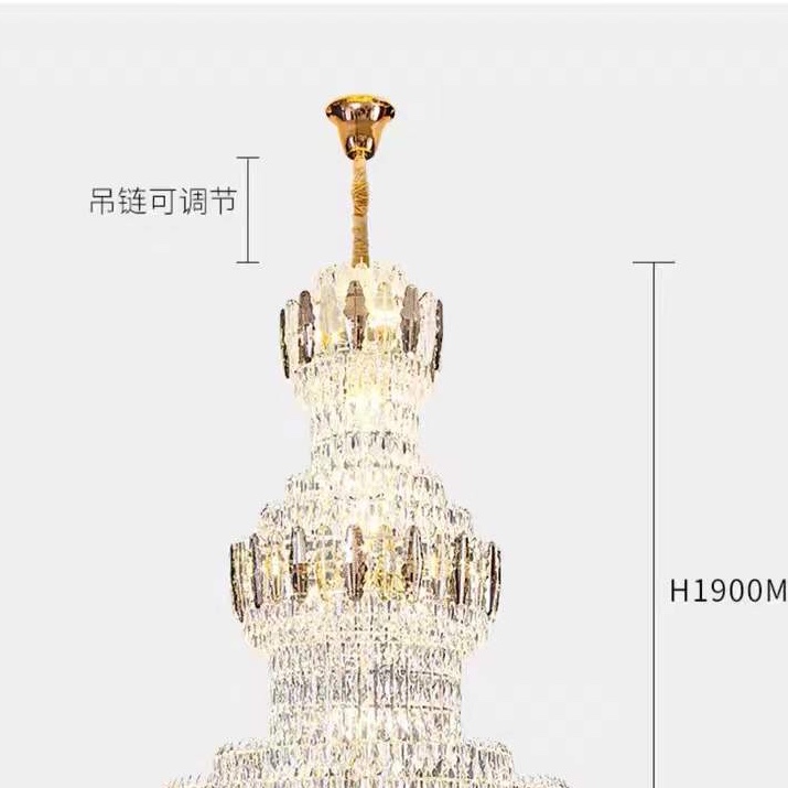 The European court-style decoration features elegant and noble chandeliers Application Scenario