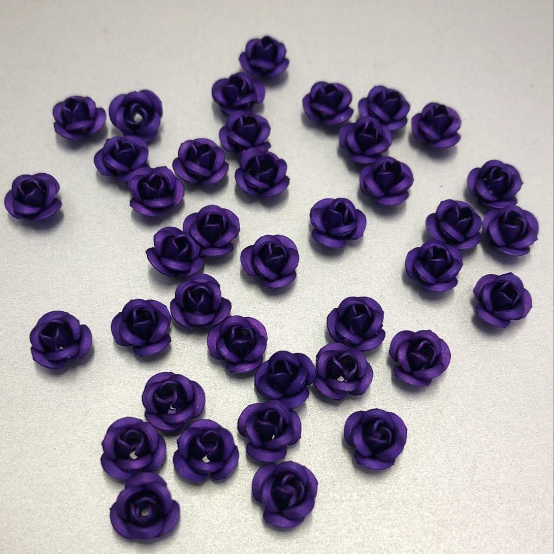 Yiwu Choucheng Ziying Accessories Store, 6mm Korean version three-petal rose, 21# color