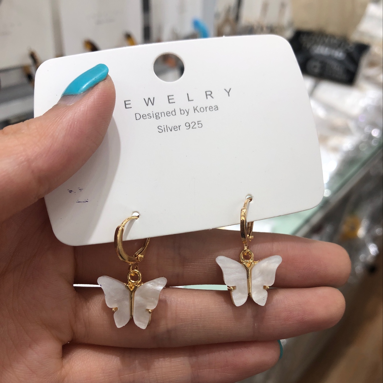 亚克力合金彩色蝴蝶