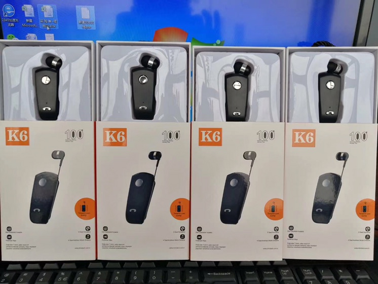 [Thangka] Unilateral Bluetooth headphone Business expansion line wireless headphone General model K6 thumbnail