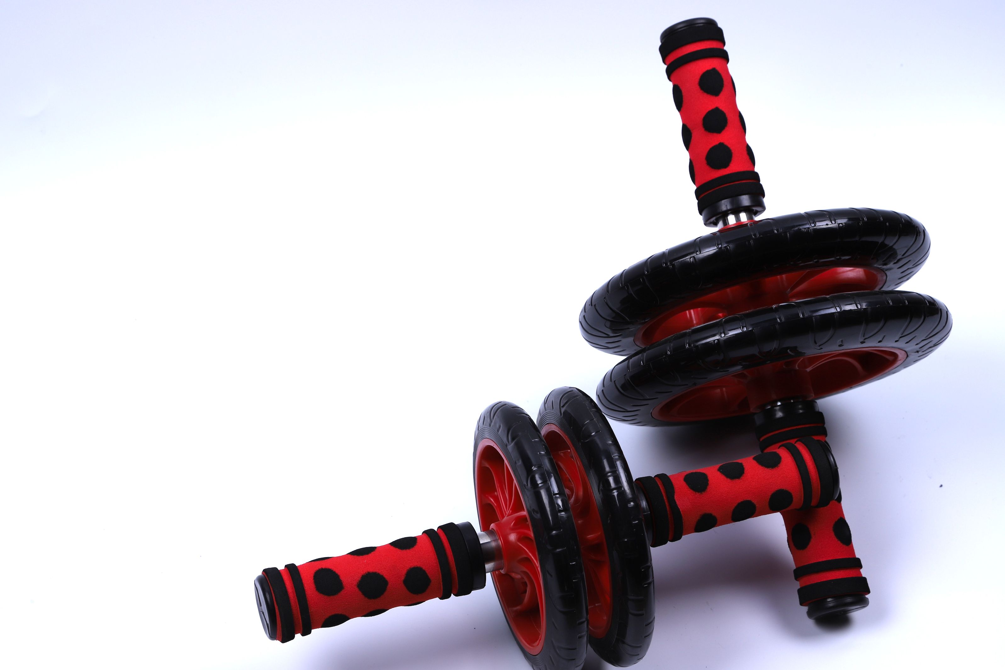 Wholesale of home fitness sports equipment manufacturers with a handle and a touch of abdominal wheel to help you get a six-pack and abdominal muscles detail image 2
