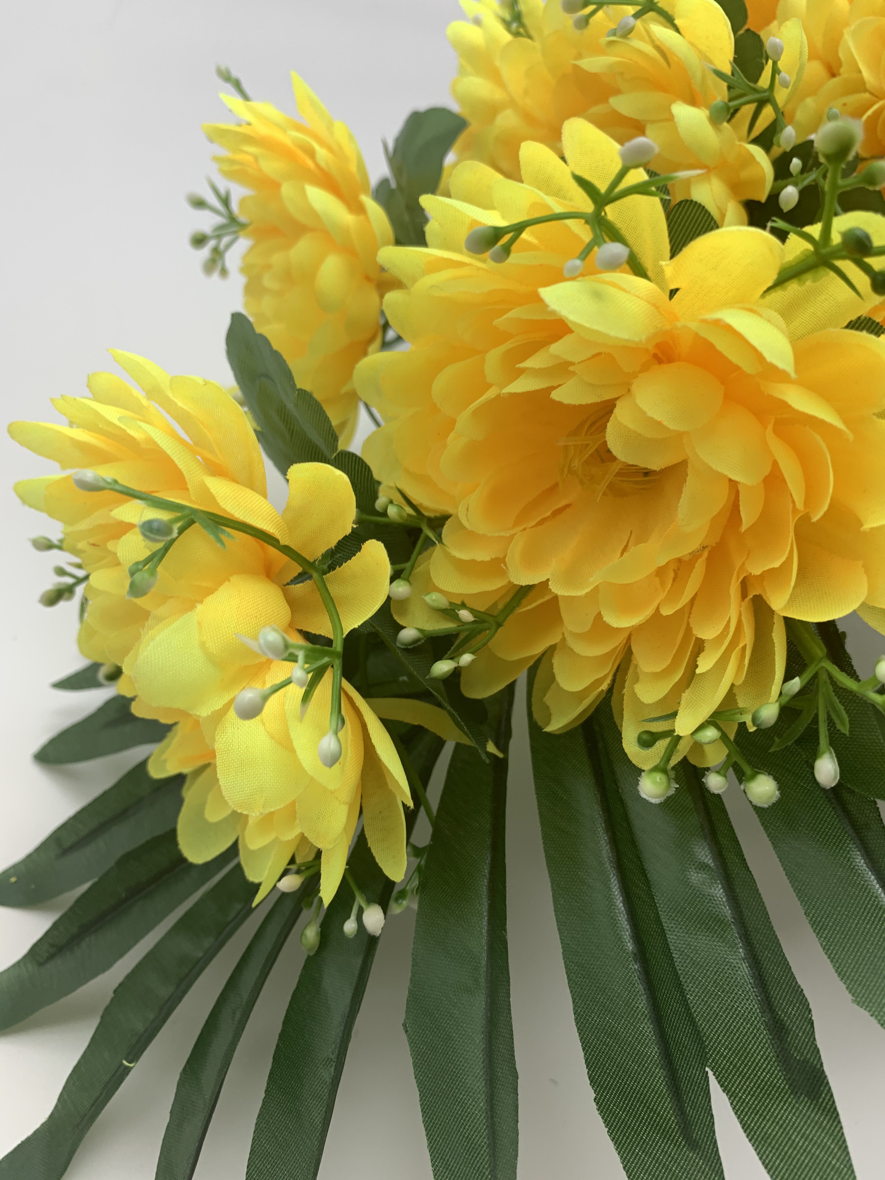 Chrysanthemum with 14 heads and 18 ears details Picture