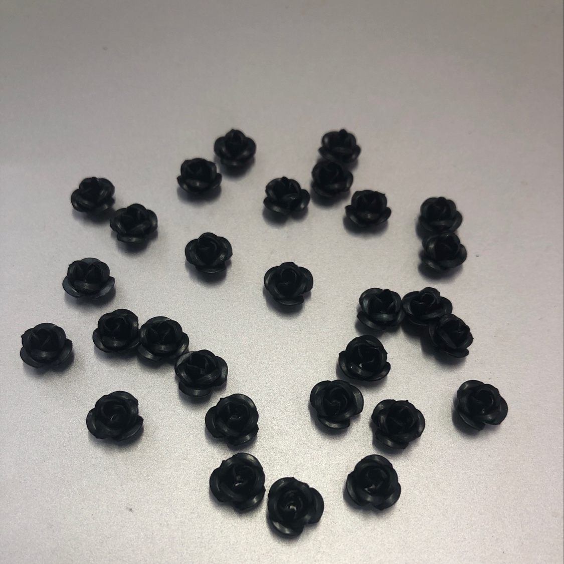 Yiwu Choucheng Ziying Accessories Store, 6mm Korean version three-petal rose in 2# color