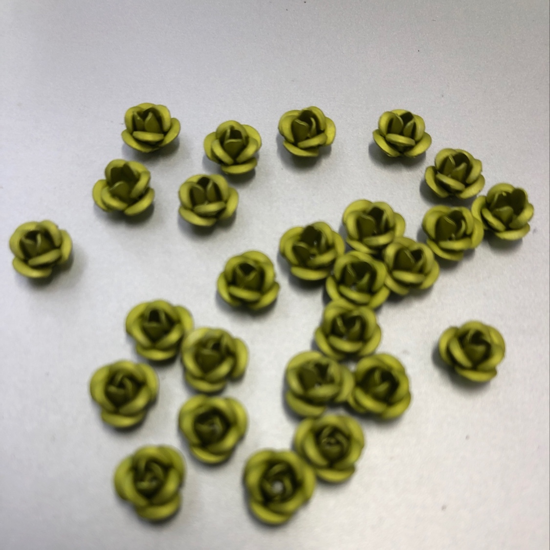 Yiwu Choucheng Ziying Accessories Store, 6mm Korean version three-petal rose, 11# color