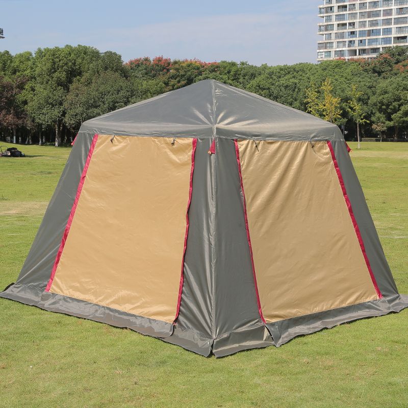 Wholesale of hot-selling large-capacity double-layer, double-door automatic quick-opening tents for 4-5 people family camping tents Application Scenario