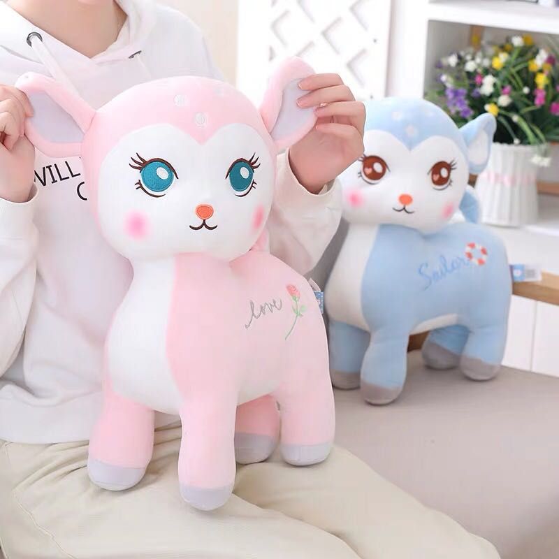 新品正版多爱软体梦鹿公仔安抚娃娃可爱鹿毛绒玩具男女孩25厘米详情图2