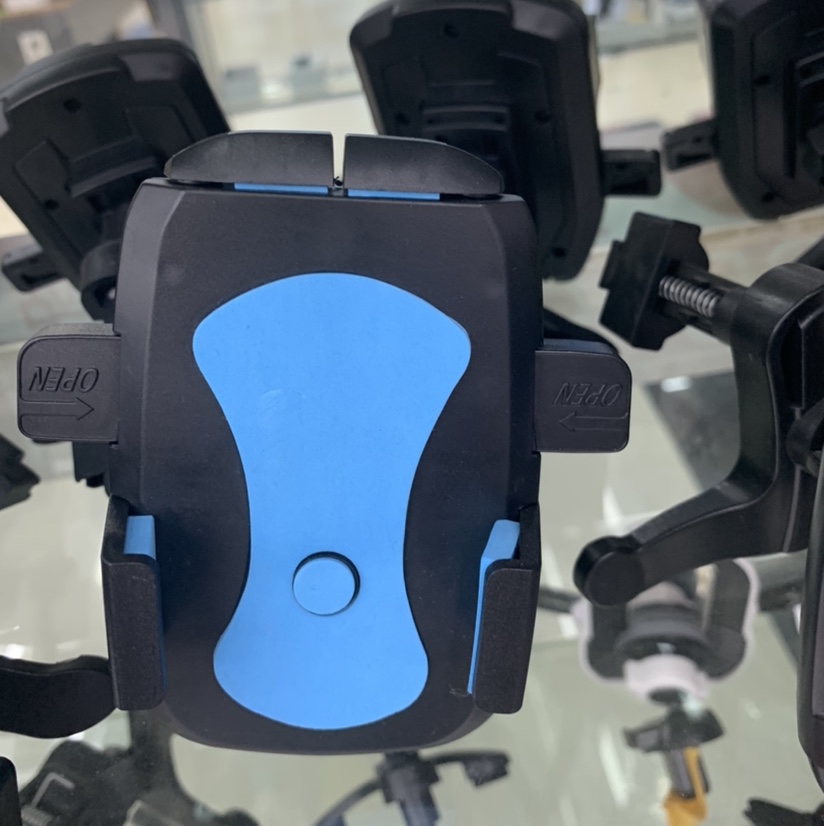 挖机车载手机支架汽车专用吸盘式万能通用型导航支驾工作台支撑架   蓝         