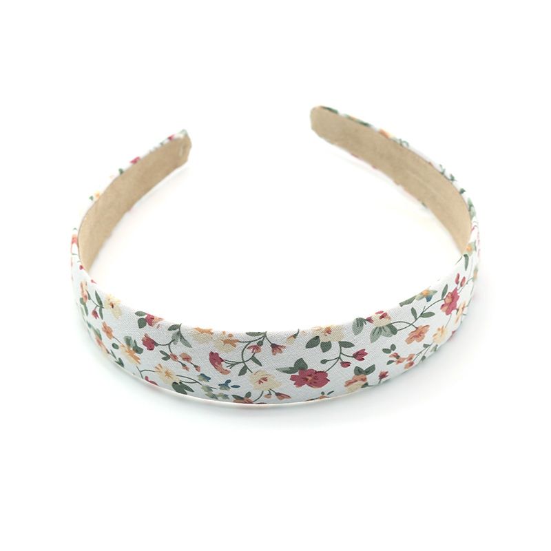Wholesale of Korean-style cute and fresh girl headbands, wide-edge floral headbands, versatile hair bands for women, and face-washing headwear detail image 3
