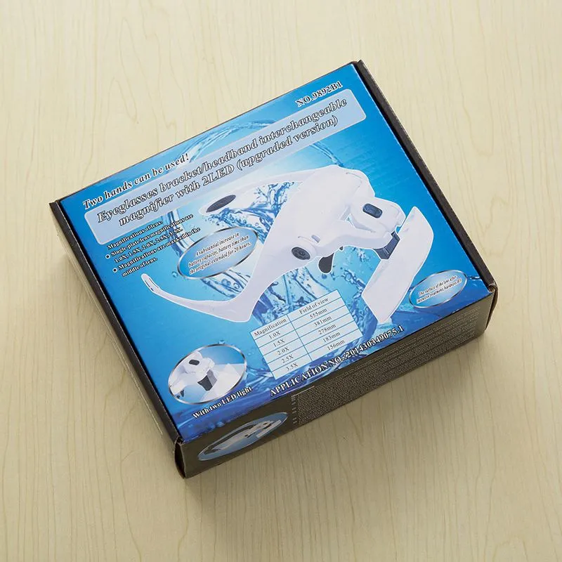 Factory direct sales of head-mounted multi-lens magnifying glass with light 9892B1 detail image 6
