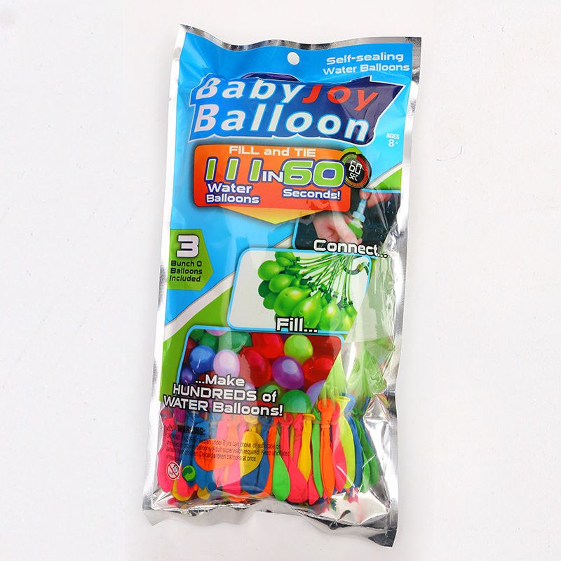 厂家直销快速注水气球打水仗水球泼水节水气球快速充水气球详情图